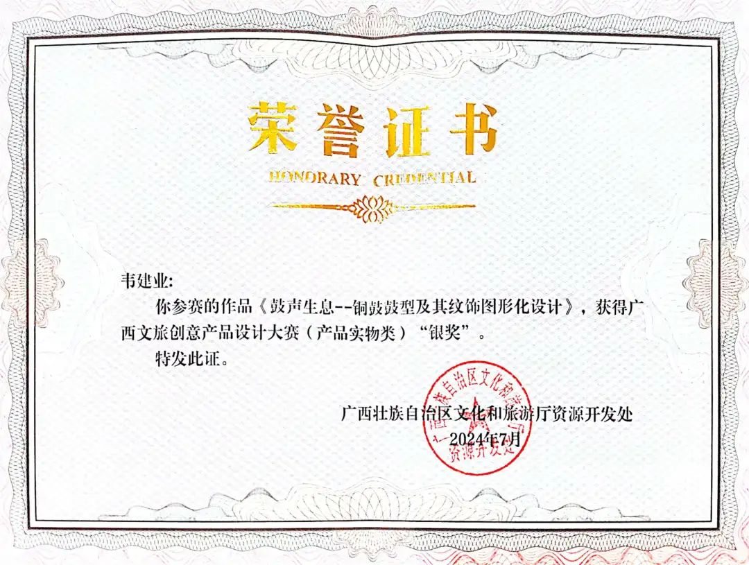 喜报｜公司学子在2024广西文旅创意产品设计大赛中荣获佳绩